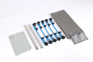 Folding bed for fishing