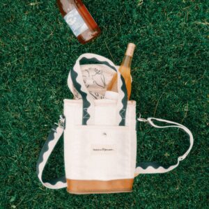 Wine cooler tote bag