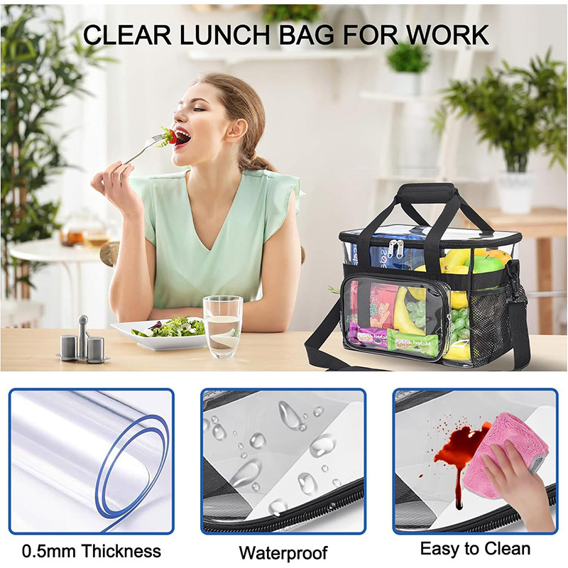 clear lunch bag