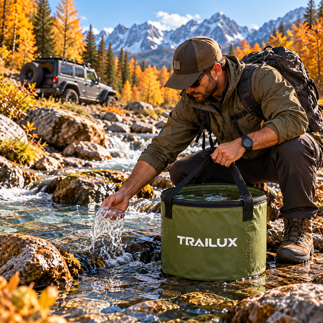 collapsible water bucket